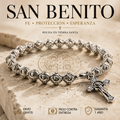 (Pulsera rosario san benito)
