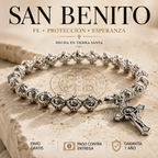 (Pulsera rosario san benito)